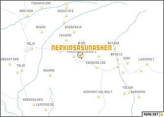 map of Nerkʼin Sasunashen