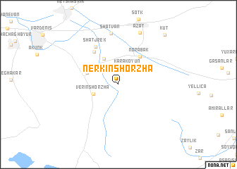 map of Nerkʼin Shorzha