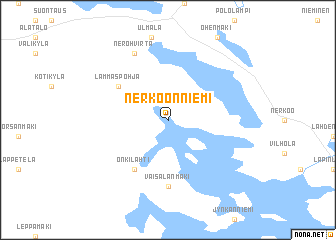 map of Nerkoonniemi