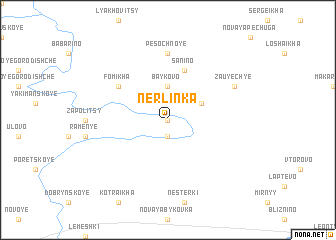 map of Nerlinka