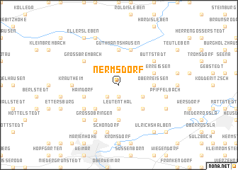 map of Nermsdorf