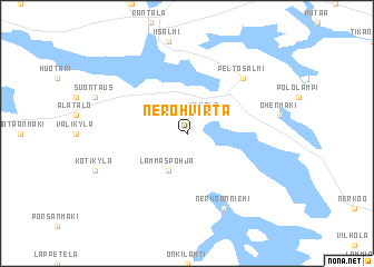 map of Nerohvirta
