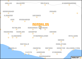 map of Nerómilos