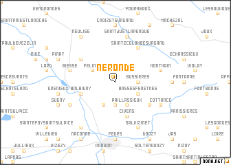 map of Néronde