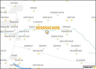 map of Neroshchino