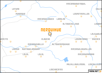 map of Nerquihue