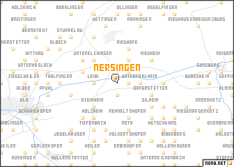 map of Nersingen