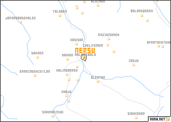 map of Nersū