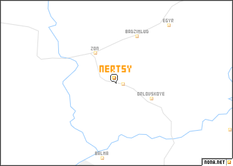 map of Nertsy