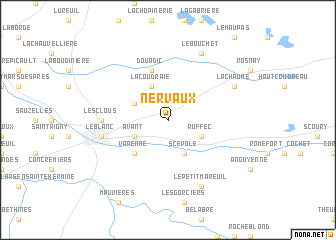 map of Nervaux