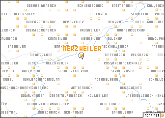 map of Nerzweiler