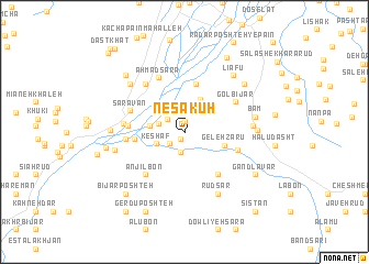 map of Nesā\