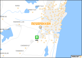 map of Nesapakkam