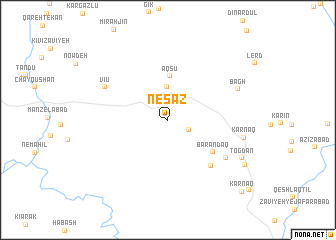 map of Nesāz