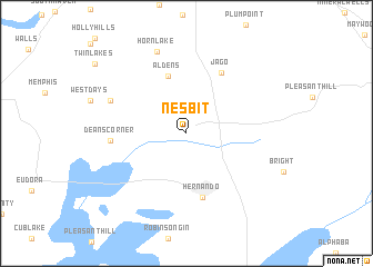 map of Nesbit