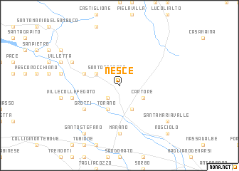 map of Nesce