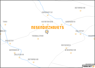 map of Neseno-Irzhavets