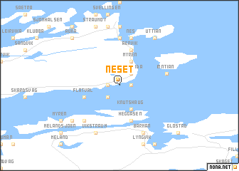 map of Neset