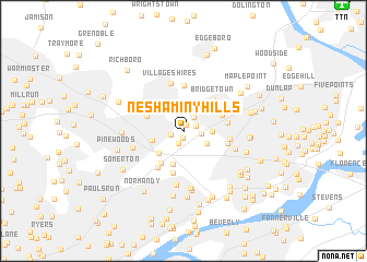 map of Neshaminy Hills