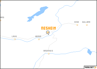 map of Nesheim