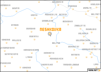 map of Neshkovka