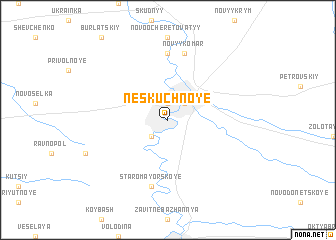 map of Neskuchnoye