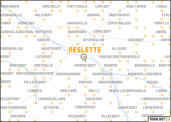 map of Neslette