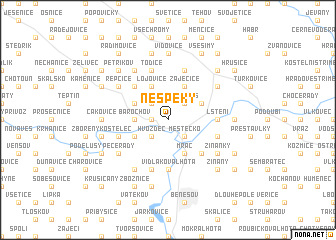 map of Nespeky