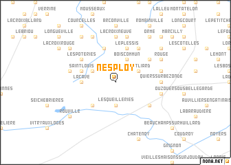 map of Nesploy