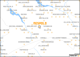 map of Nespolo