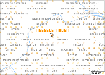 map of Nesselstauden