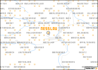 map of Neßlau