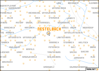 map of Nestelbach