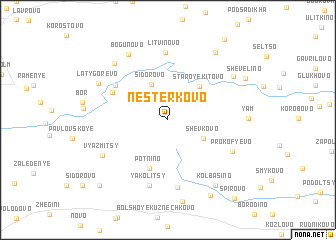map of Nesterkovo