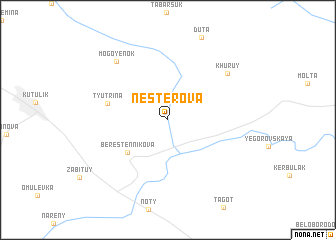 map of Nesterova