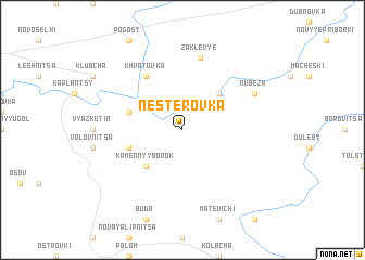 map of Nesterovka