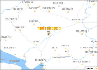 map of Nesterovka