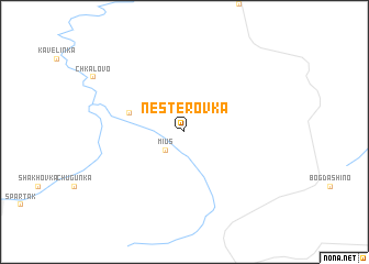 map of Nesterovka