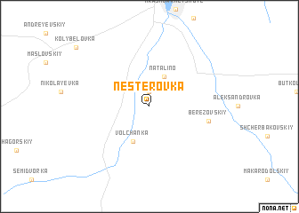 map of Nesterovka
