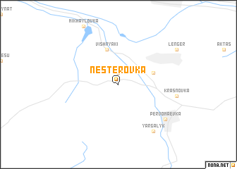 map of Nesterovka