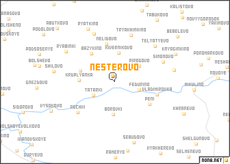 map of Nesterovo