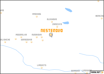 map of Nesterovo