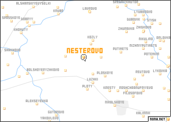 map of Nesterovo