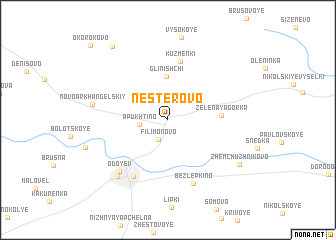 map of Nesterovo