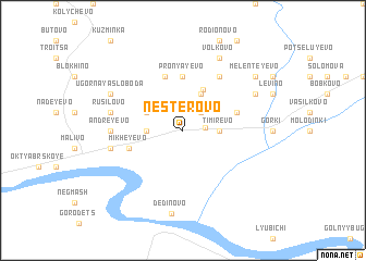 map of Nesterovo