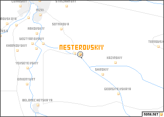 map of (( Nesterovskiy ))