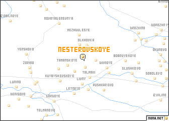 map of Nesterovskoye