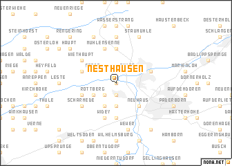 map of Nesthausen