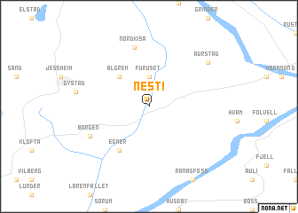 map of Nesti