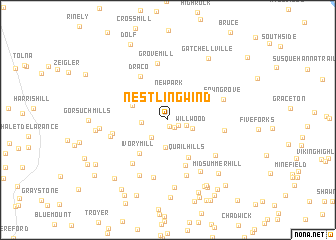 map of Nestling Wind